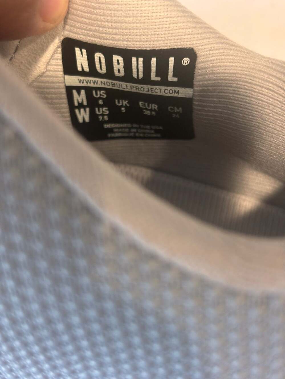 Nobull Outwork Trainer Gray Superfabric CrossFit, Gym Shoes Women’s 7.5, Men’s 6 - Picture 8 of 10